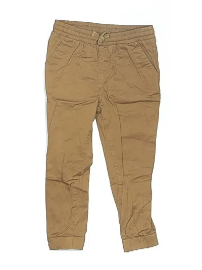 Pre-owned Andy & Evan Kids' Khaki Pant In Brown