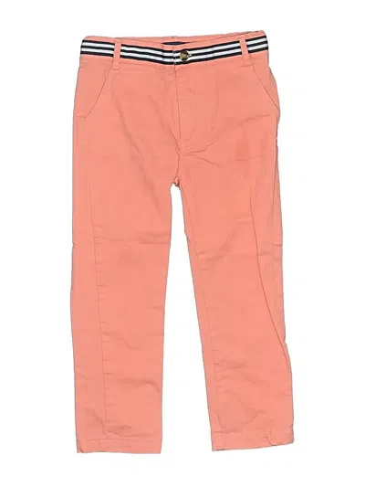 Pre-owned Andy & Evan Kids' Khaki Pant In Orange