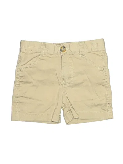 Pre-owned Andy & Evan Kids' Khaki Shorts In Tan