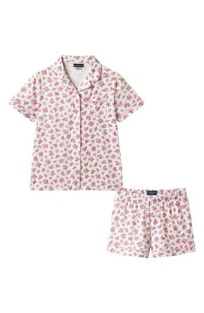 Andy & Evan Kids' Button Down Short Pajamas In Multi