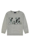 Andy & Evan Kids' Chenille La Sweatshirt In Gray