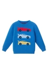 Andy & Evan Kids' Cotton Crewneck Sweater In Blue