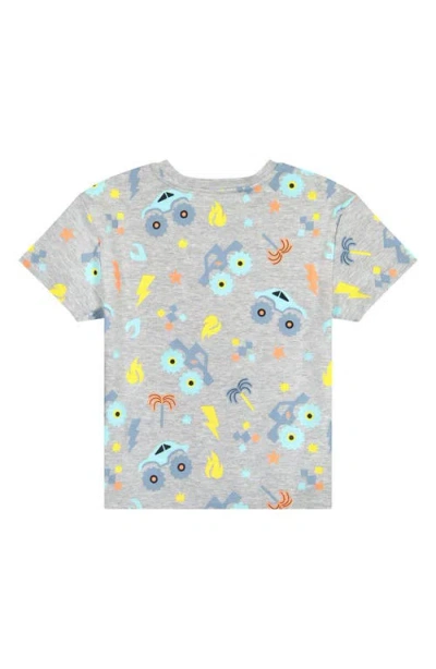 Andy & Evan Kids' Graphic Cotton Blend T-shirt In Gray