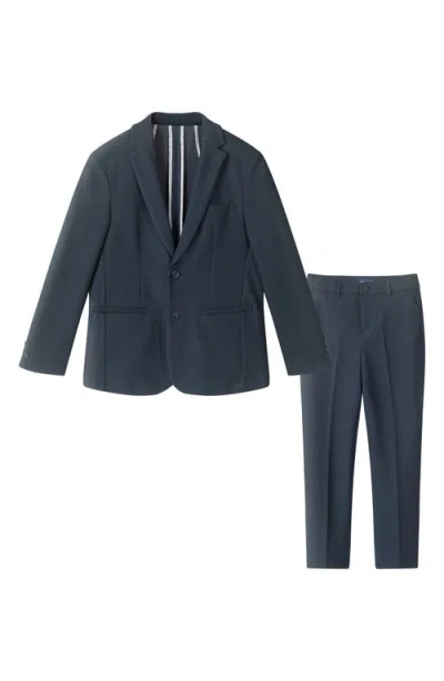 Andy & Evan Kids' Mesh Stretch Two-piece Suit In Blue