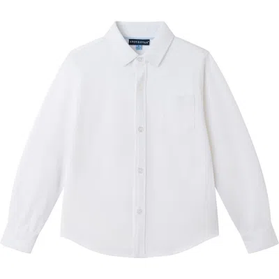 Andy & Evan Babies'  Kids' Oxford Cloth Button-up Shirt In White