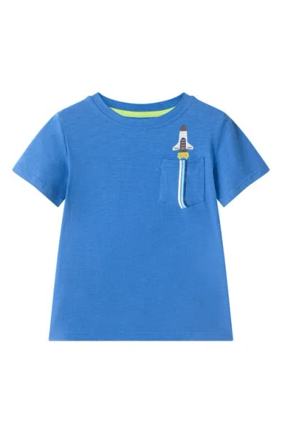Andy & Evan Kids' Pocket Graphic T-shirt In Blue