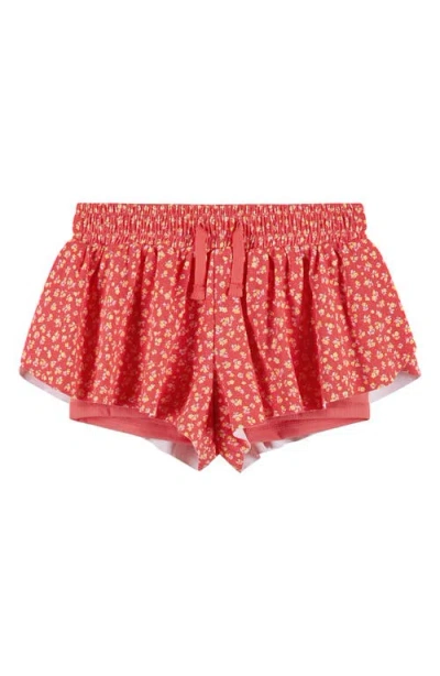 Andy & Evan Kids' Print Shorts In Red