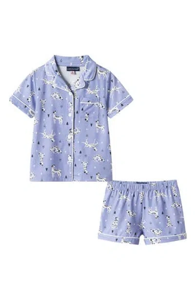 Andy & Evan Kids' Print Two-piece Pajamas In Blue