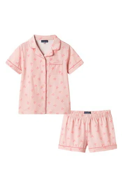 Andy & Evan Kids' Print Two-piece Pajamas In Pink