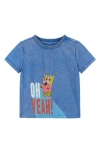 Andy & Evan Kids' Spongebob Squarepants™ Acid Wash Graphic T-shirt In Blue