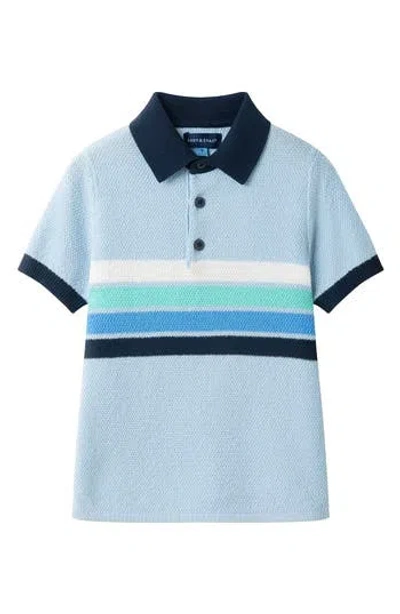 Andy & Evan Kids' Sweater Polo In Blue
