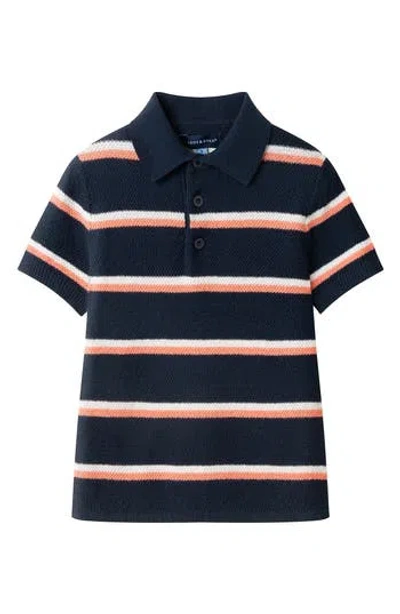 Andy & Evan Kids' Sweater Polo In Blue