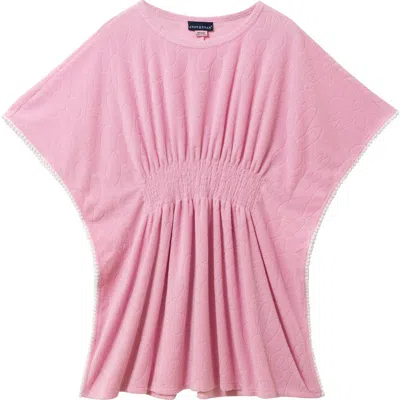 Andy & Evan Kids' Terry Cover-up In Pink