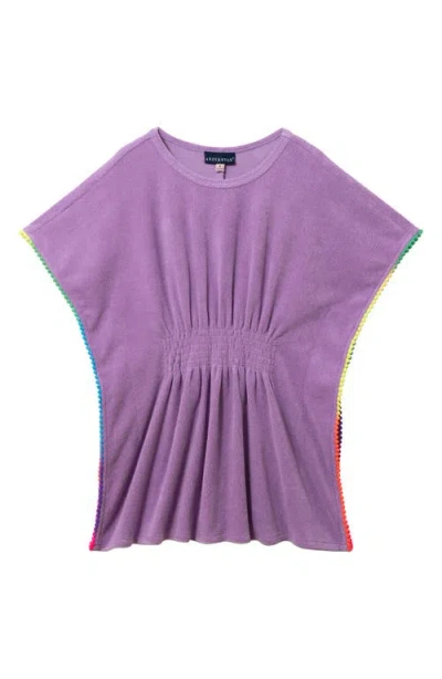 Andy & Evan Kids' Terry Cover-up In Purple