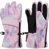Andy & Evan Kids' Zip Gloves In Pink