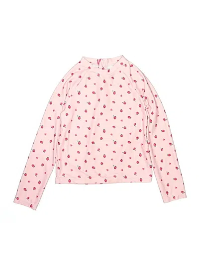Pre-owned Andy & Evan Kids' Long Sleeve Blouse In Pink