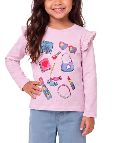 Andy & Evan Objects Graphic Jersey T-shirt In Pink