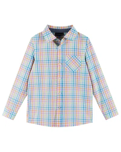 Andy & Evan Pastel Plaid Shirt In Multi