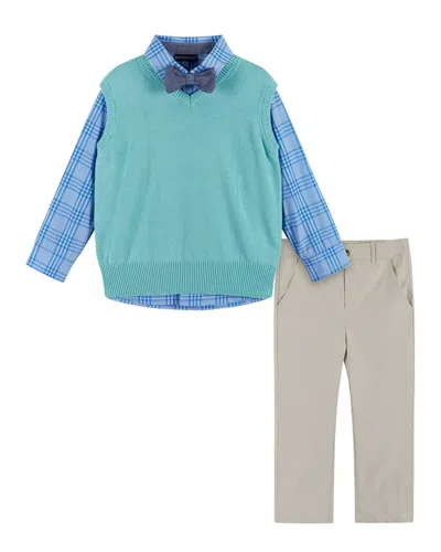 Andy & Evan Pastel Vest In Blue