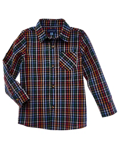 Andy & Evan Kids' Plaid Button-down In Multi