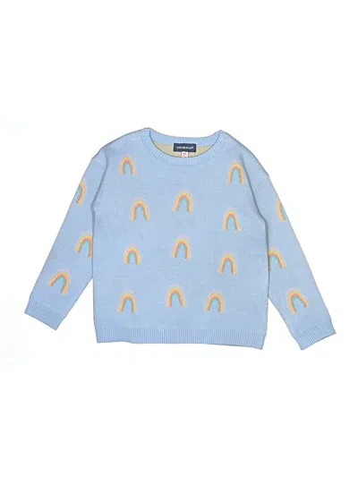 Pre-owned Andy & Evan Kids' Pullover Sweater In Blue