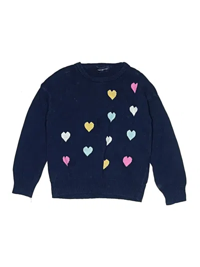 Pre-owned Andy & Evan Kids' Pullover Sweater In Blue