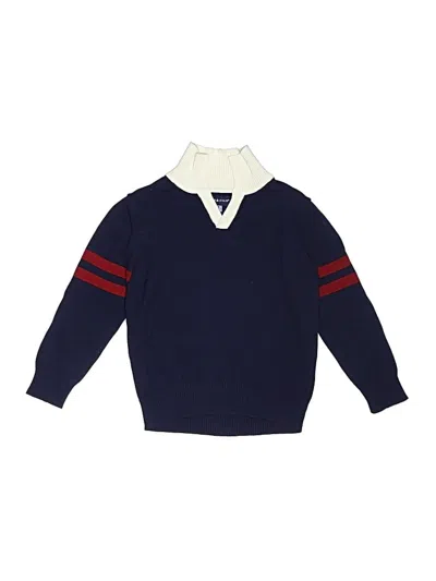 Pre-owned Andy & Evan Kids' Pullover Sweater In Blue
