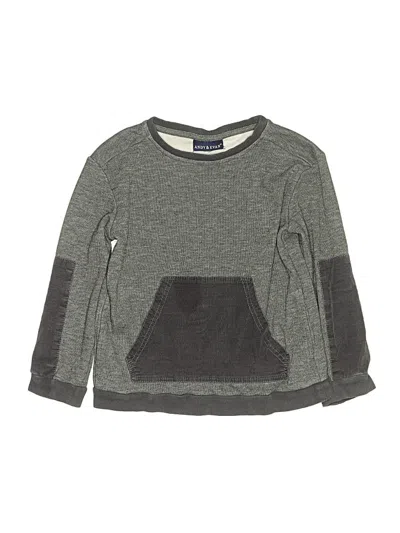 Pre-owned Andy & Evan Kids' Pullover Sweater In Gray