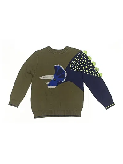 Pre-owned Andy & Evan Kids' Pullover Sweater In Green