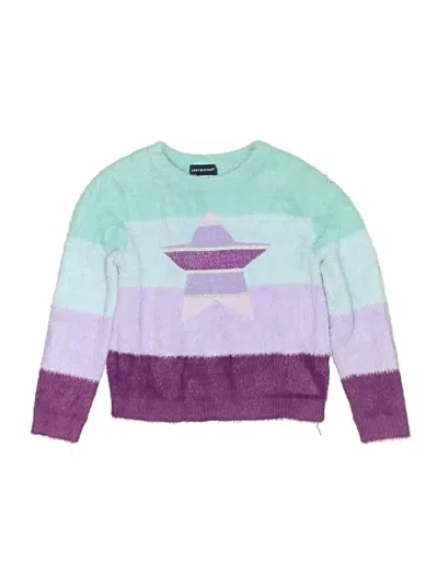 Pre-owned Andy & Evan Kids' Pullover Sweater In Purple
