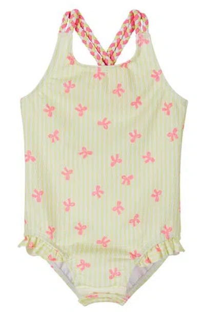 Andy & Evan Babies'  Seersucker One-piece Swimsuit In Multi