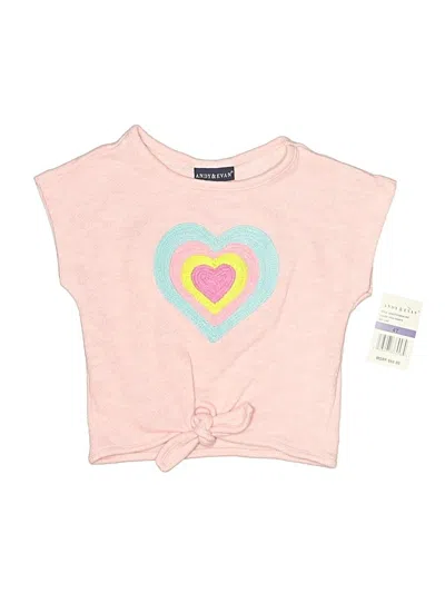 Pre-owned Andy & Evan Kids' Short Sleeve T-shirt In Pink