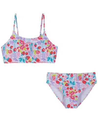 Andy & Evan Stamp Print Bikini In Multi