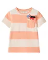 Andy & Evan Stripe Pocket T-shirt In Multi