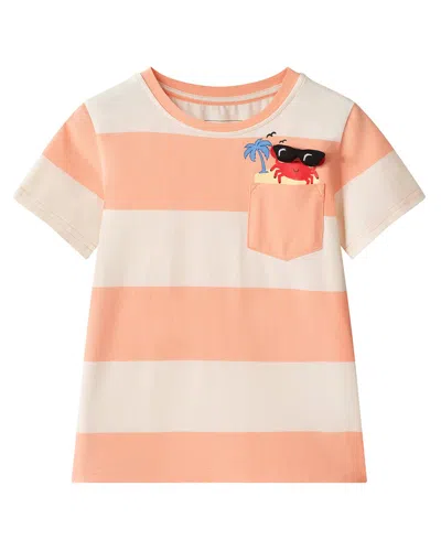 Andy & Evan Stripe Pocket T-shirt In Multi