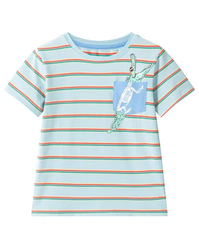 Andy & Evan Stripe Pocket T-shirt In Transparent
