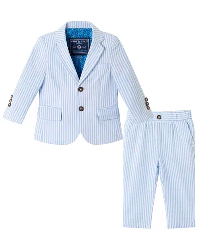 Andy & Evan Kids' Suit Set In Blue