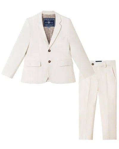 Andy & Evan Kids' Suit Set In Neutral