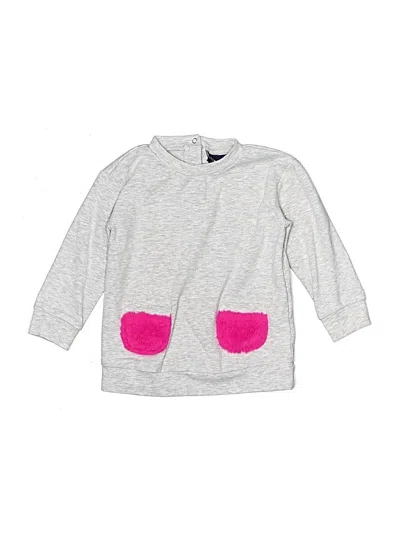 Pre-owned Andy & Evan Kids' Sweatshirt In Silver