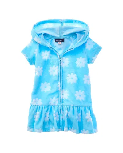 Andy & Evan Kids' Swim Cover Up Dress In Blue