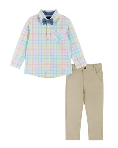 Andy & Evan Two-fer Shirt Set In Multi