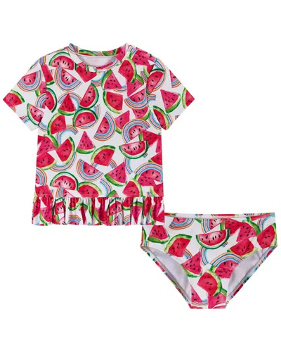 Andy & Evan Watermelon Rashguard Set In Multi