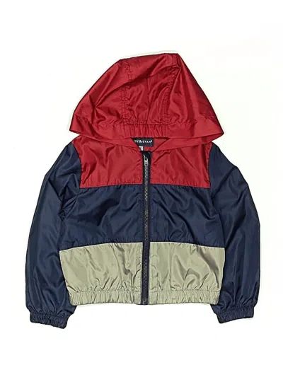 Pre-owned Andy & Evan Kids' Windbreaker Jacket In Red