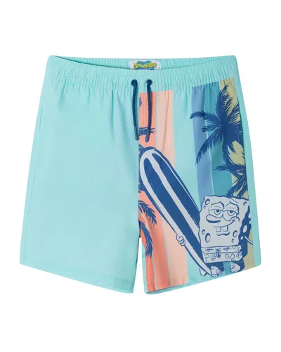 Andy & Evan Kids' X Spongebob Squarepants Board Short In Blue