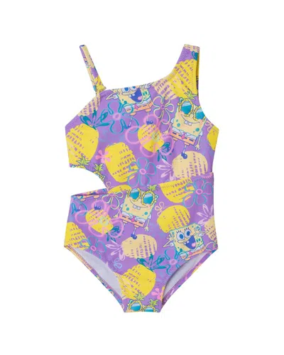 Andy & Evan Kids' X Spongebob Squarepants Pineapple One-piece In Purple