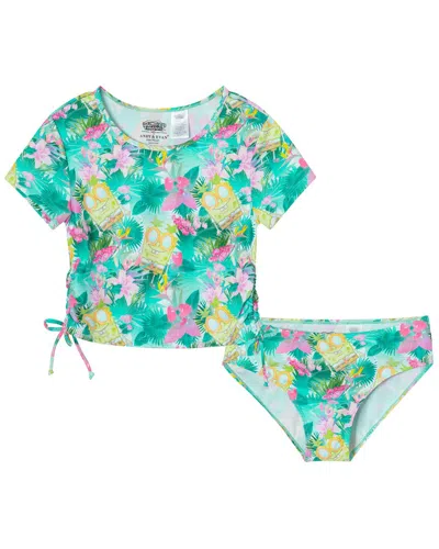 Andy & Evan Kids' X Spongebob Squarepants Rash Guard Set In Multi