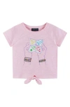 Andy & Evan Kids' Fortune Knot Detail T-shirt In Pink