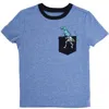 Andy & Evan Kids' Short Sleeve Graphic T-shirt In Light Blue