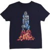 Andy & Evan Kids' Short Sleeve Graphic T-shirt In Navy