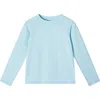 Andy & Evan Kids' Space Dyed Raglan Rashguard In Blue